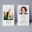 Search for portrait business cards Photographic