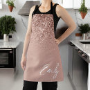 Search for rose gold aprons Glitter