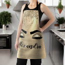Search for gold glitter sparkle aprons Modern
