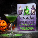 Search for boos and brews invitations Trick or treat