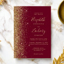Search for red glitter invitations Trendy