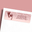 Search for baby footprint return address labels Footprints