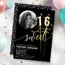Search for white and gold sweet 16 invitations 16th birthday party