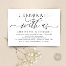 Search for celebrate with us wedding invitations Simple