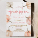 Search for october baby shower invitations A little pumpkin