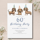 Search for dachshund birthday invitations Cute