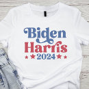 Search for biden harris tshirts Red white and blue