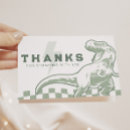 Search for dinosaur thank you cards Three rex