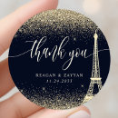 Search for eiffel tower wedding stickers Elegant