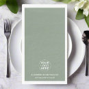 Search for sage green napkins Company
