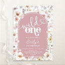 Search for trendy 1st birthday invitations Blush pink