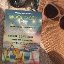 Search for sunset cocktail party invitations Palm trees