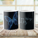 Search for blue butterfly wings mugs Beautiful