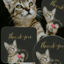 Search for cat thank you stickers Heart