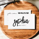 Search for brushed business cards Hair stylist
