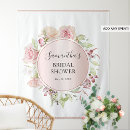 Search for bridal shower tapestries Script calligraphy