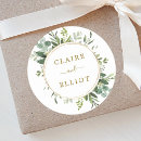 Search for gold wedding stickers Rustic