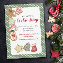 Search for school christmas invitations Cookie swap