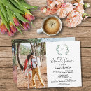 Search for watercolor leaves bridal shower invitations Elegant