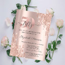 Search for luxury 50th birthday invitations Girly