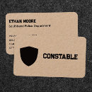 Search for constable business cards Police