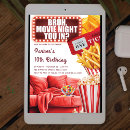 Search for snacks party invitations Movie night