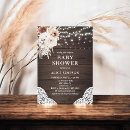 Search for rustic wood baby shower invitations String lights