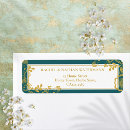 Search for gold lace return address labels Chic