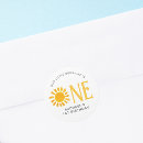 Search for our sunshine stickers First birthday party