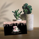 Search for black and rose gold business cards Glitter