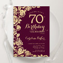 Search for rose gold and burgundy invitations Roses