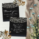 Search for thank you wedding enclosure cards Black white