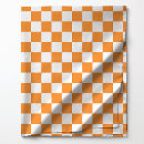 Search for orange plaid fabric Orange and white