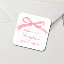 Search for vintage bow stickers Blush pink