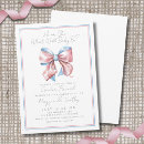 Search for bow gender reveal invitations Elegant