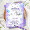 Search for confetti bar bat mitzvah invitations Star of david