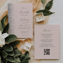 Search for blush and silver wedding invitations Chic