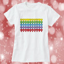 Search for red heart pattern tshirts Blue