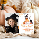 Search for trick or treat invitations Witch