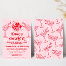 Search for disco birthday invitations Retro
