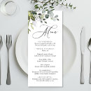 Search for greenery wedding menus Elegant