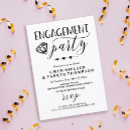 Search for heart engagement party invitations Diamond