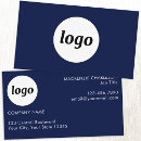 Search for navy business cards Simple