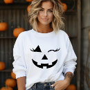 Search for halloween womens hoodies Pumpkin face