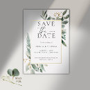Search for gold save the dates Sage green