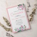 Search for blush pink quinceanera invitations 15th