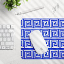 Search for blue key mouse mats Greek pattern