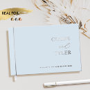 Search for dusty blue guest books Elegant
