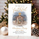 Search for religious christmas invitations Mary and joseph