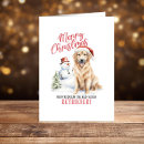 Search for cute golden retriever puppy christmas cards Dog lover